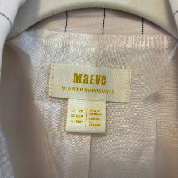 Anthropologie Cream and Black Tailored Blazer - Picture 5 of 5